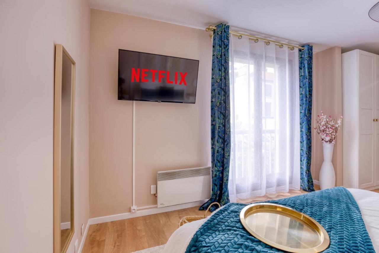 Studio Hotel - Lit King Size - Parking - Wifi - Proche Cdg Livry-Gargan Exterior photo